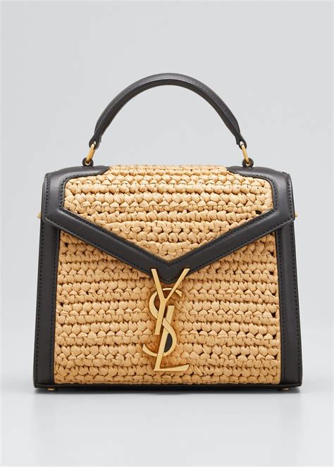 ysl cassandra bag|ysl cassandra raffia bag.